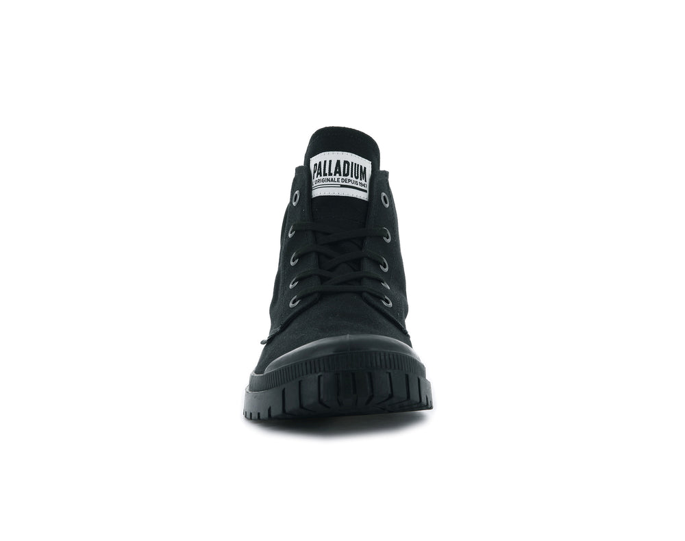 Botas Palladium PAMPA SP20 HI CANVAS Hombre Negras | Costa Rica-82605